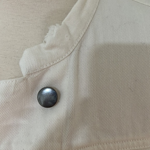 Romeo and Juliet Couture Distressed Denim Jacket - Picture 2 of 8